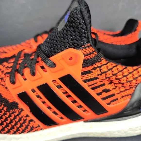 Adidas Ultra Boost 5.0 DNA Mens Running Shoes Rust Red Black White Sneakers Sz 8 - Picture 6 of 10